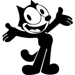 Coloring pages: Felix the Cat - Free Printable Coloring Pages