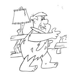 Coloring page: Flintstones (Cartoons) #29539 - Free Printable Coloring Pages