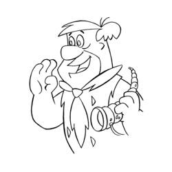 Coloring page: Flintstones (Cartoons) #29541 - Free Printable Coloring Pages