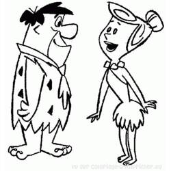 Coloring page: Flintstones (Cartoons) #29595 - Free Printable Coloring Pages
