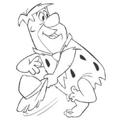 Coloring pages: Flintstones - Free Printable Coloring Pages