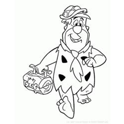 Coloring page: Flintstones (Cartoons) #29598 - Free Printable Coloring Pages