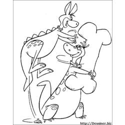 Coloring page: Flintstones (Cartoons) #29602 - Free Printable Coloring Pages