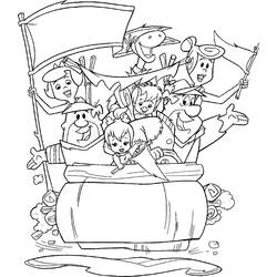 Coloring page: Flintstones (Cartoons) #29623 - Free Printable Coloring Pages