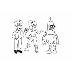 Coloring page: Futurama (Cartoons) #48369 - Free Printable Coloring Pages