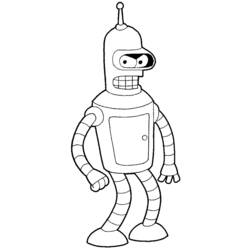 Coloring pages: Futurama - Free Printable Coloring Pages