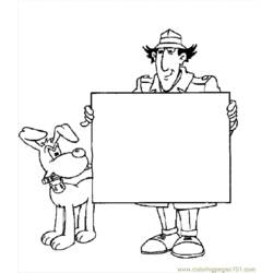 Coloring page: Gadget Inspector (Cartoons) #38897 - Free Printable Coloring Pages