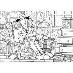 Coloring page: Gadget Inspector (Cartoons) #38903 - Free Printable Coloring Pages