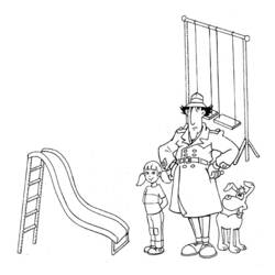 Coloring page: Gadget Inspector (Cartoons) #38980 - Free Printable Coloring Pages