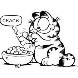 Coloring page: Garfield (Cartoons) #26110 - Free Printable Coloring Pages