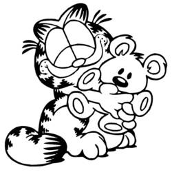 Coloring page: Garfield (Cartoons) #26141 - Free Printable Coloring Pages