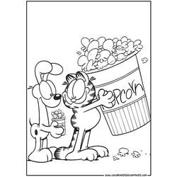 Coloring page: Garfield (Cartoons) #26196 - Free Printable Coloring Pages