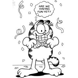 Coloring page: Garfield (Cartoons) #26254 - Free Printable Coloring Pages
