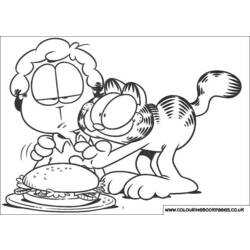 Coloring page: Garfield (Cartoons) #26264 - Free Printable Coloring Pages