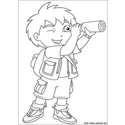 Coloring page: Go Diego! (Cartoons) #48506 - Free Printable Coloring Pages