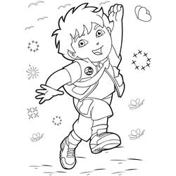 Coloring page: Go Diego! (Cartoons) #48528 - Free Printable Coloring Pages