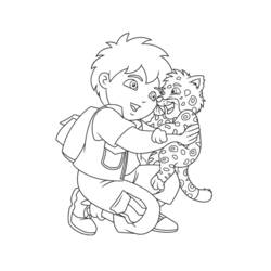 Coloring page: Go Diego! (Cartoons) #48547 - Free Printable Coloring Pages