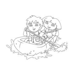 Coloring page: Go Diego! (Cartoons) #48550 - Free Printable Coloring Pages