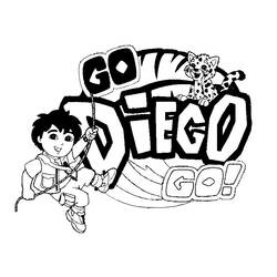 Coloring page: Go Diego! (Cartoons) #48551 - Free Printable Coloring Pages