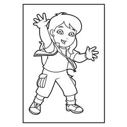 Coloring page: Go Diego! (Cartoons) #48615 - Free Printable Coloring Pages
