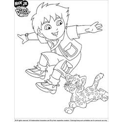 Coloring page: Go Diego! (Cartoons) #48688 - Free Printable Coloring Pages
