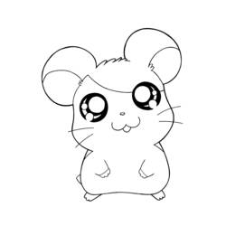 Coloring page: Hamtaro (Cartoons) #39902 - Free Printable Coloring Pages