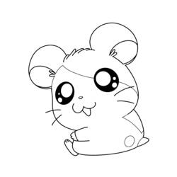 Coloring page: Hamtaro (Cartoons) #39917 - Free Printable Coloring Pages