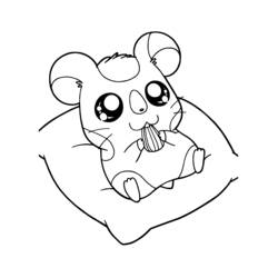 Coloring page: Hamtaro (Cartoons) #39918 - Free Printable Coloring Pages