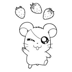 Coloring page: Hamtaro (Cartoons) #39921 - Free Printable Coloring Pages