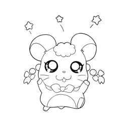 Coloring page: Hamtaro (Cartoons) #39926 - Free Printable Coloring Pages