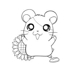 Coloring page: Hamtaro (Cartoons) #39928 - Free Printable Coloring Pages