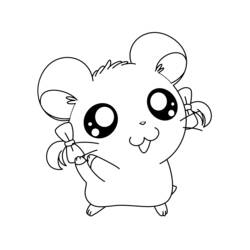 Coloring page: Hamtaro (Cartoons) #39954 - Free Printable Coloring Pages