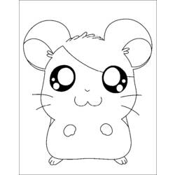 Coloring page: Hamtaro (Cartoons) #39958 - Free Printable Coloring Pages