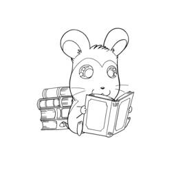 Coloring page: Hamtaro (Cartoons) #39961 - Free Printable Coloring Pages