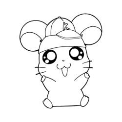 Coloring page: Hamtaro (Cartoons) #40002 - Free Printable Coloring Pages