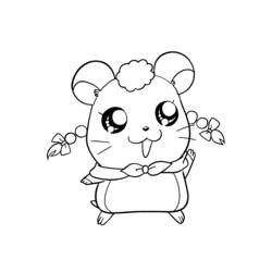 Coloring page: Hamtaro (Cartoons) #40032 - Free Printable Coloring Pages