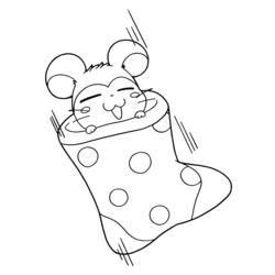 Coloring page: Hamtaro (Cartoons) #40033 - Free Printable Coloring Pages