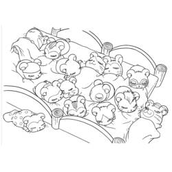 Coloring page: Hamtaro (Cartoons) #40070 - Free Printable Coloring Pages