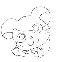 Coloring page: Hamtaro (Cartoons) #40075 - Free Printable Coloring Pages
