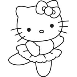Coloring page: Hello Kitty (Cartoons) #36726 - Free Printable Coloring Pages