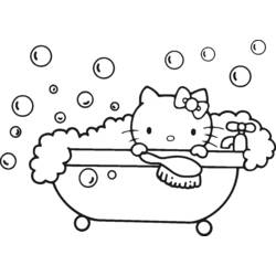 Coloring page: Hello Kitty (Cartoons) #36730 - Free Printable Coloring Pages