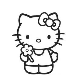 Coloring page: Hello Kitty (Cartoons) #36753 - Free Printable Coloring Pages