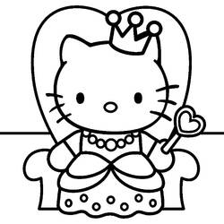 Coloring page: Hello Kitty (Cartoons) #36772 - Free Printable Coloring Pages