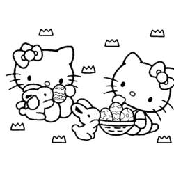 Coloring page: Hello Kitty (Cartoons) #36823 - Free Printable Coloring Pages