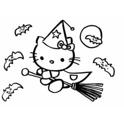 Coloring page: Hello Kitty (Cartoons) #36890 - Free Printable Coloring Pages
