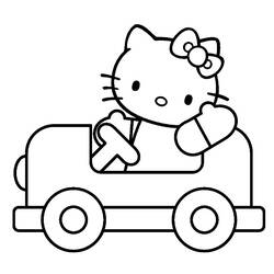 Coloring page: Hello Kitty (Cartoons) #36963 - Free Printable Coloring Pages