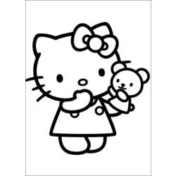 Coloring page: Hello Kitty (Cartoons) #36986 - Free Printable Coloring Pages