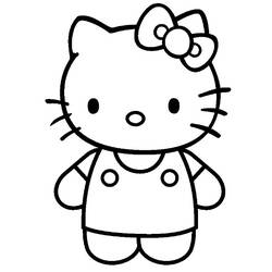 Coloring page: Hello Kitty (Cartoons) #37085 - Free Printable Coloring Pages