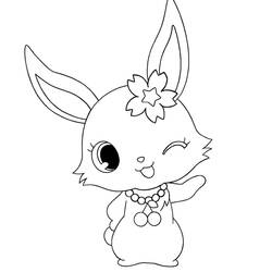 Coloring page: Jewelpet (Cartoons) #37644 - Free Printable Coloring Pages