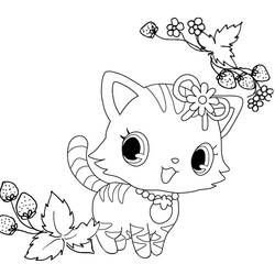 Coloring page: Jewelpet (Cartoons) #37648 - Free Printable Coloring Pages